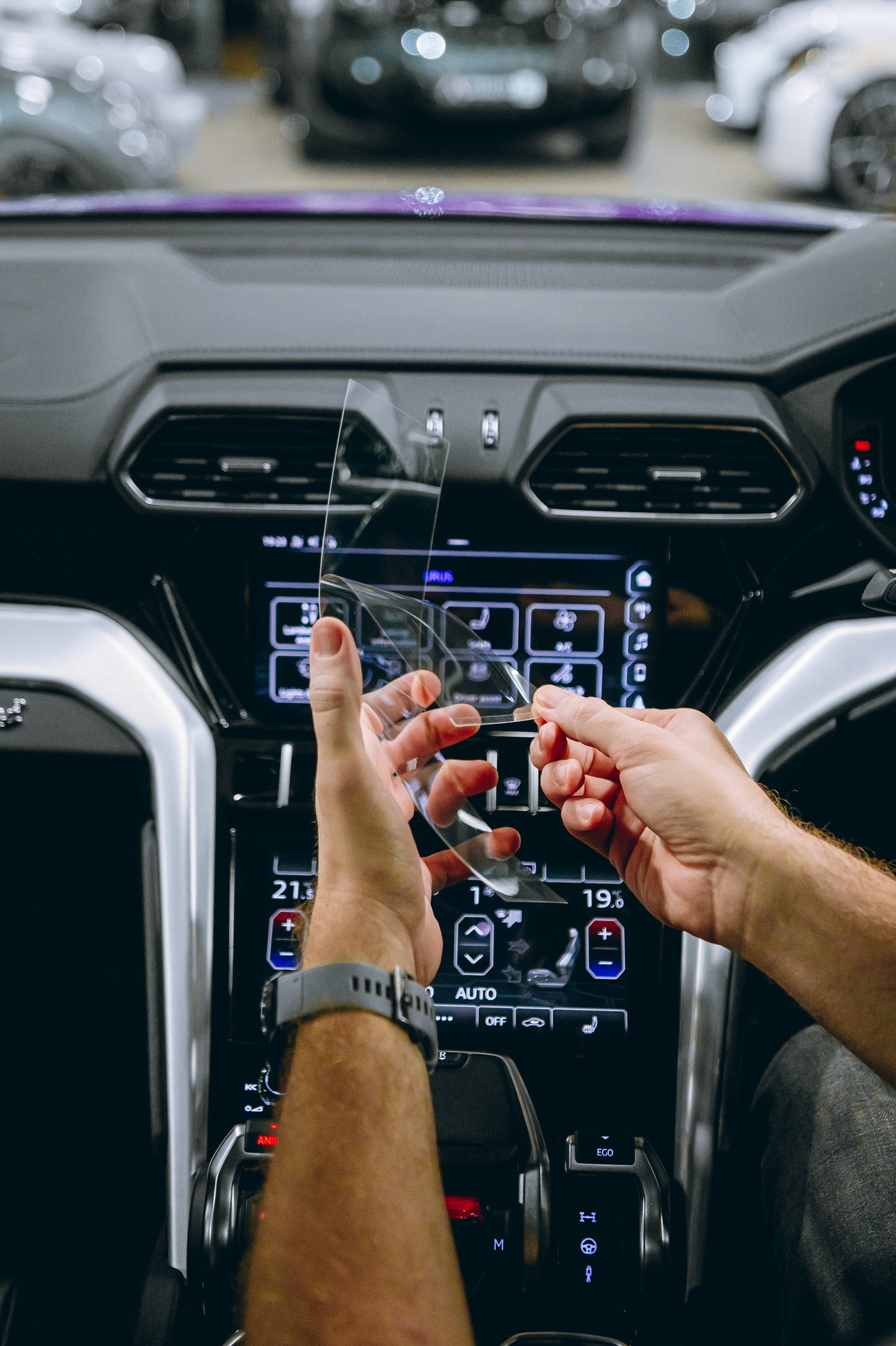 Lamborghini Urus Touchscreen Protector