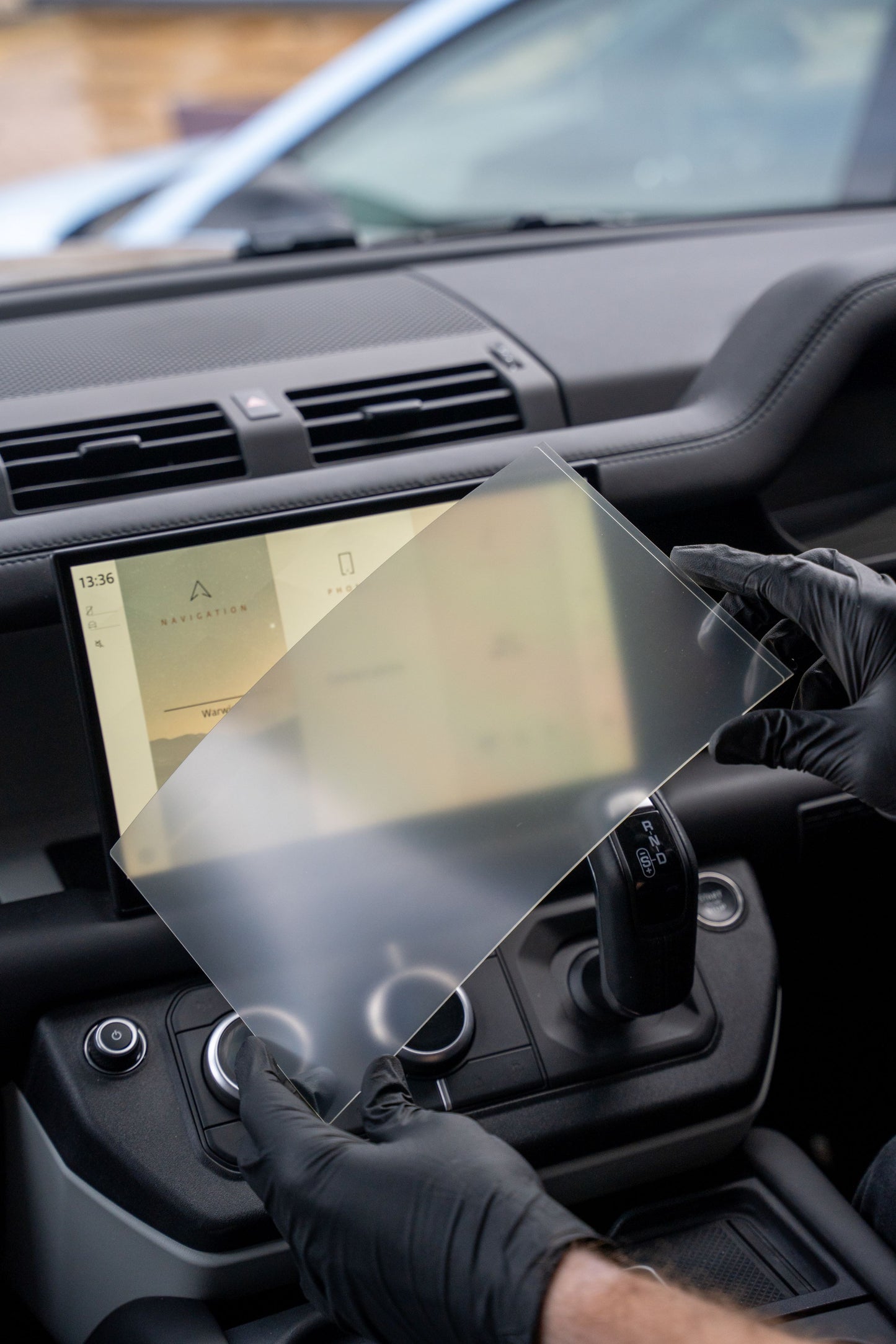 Land Rover Defender | Navigation Screen Protector | Tempered Glass