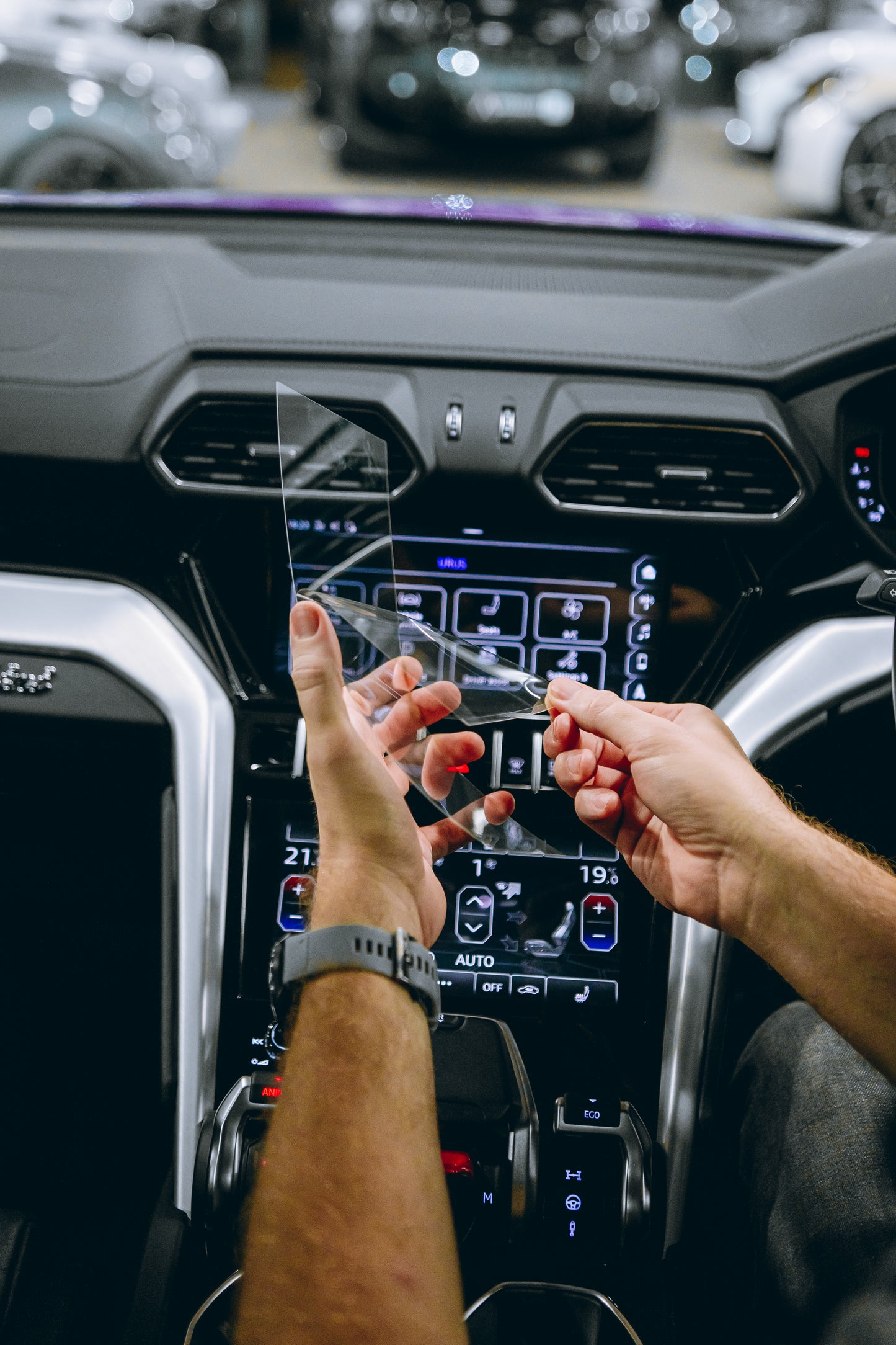 Lamborghini Urus Touchscreen Protector